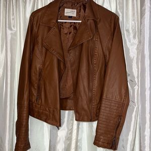 Faux Leather Jacket